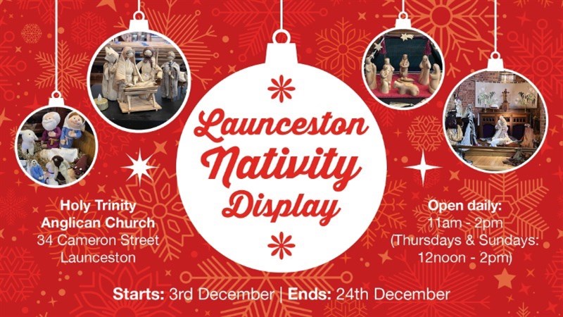 Nativity display banner